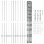 vidaXL Poste Recinzione 22 pz Canale U 120 cm Acciaio Zincato
