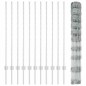 vidaXL Poste Recinzione 22 pz Canale U 120 cm Acciaio Zincato