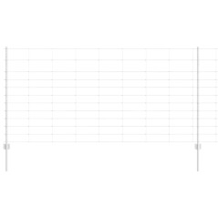 Pali della Recinzione vidaXL 22 pz U-Channel 120 cm Acciaio Zincato