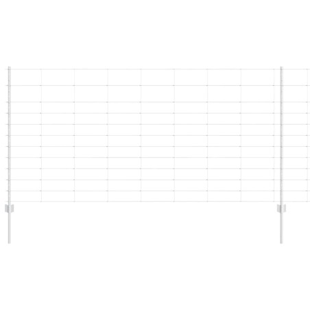 Pali della Recinzione vidaXL 22 pz U-Channel 120 cm Acciaio Zincato