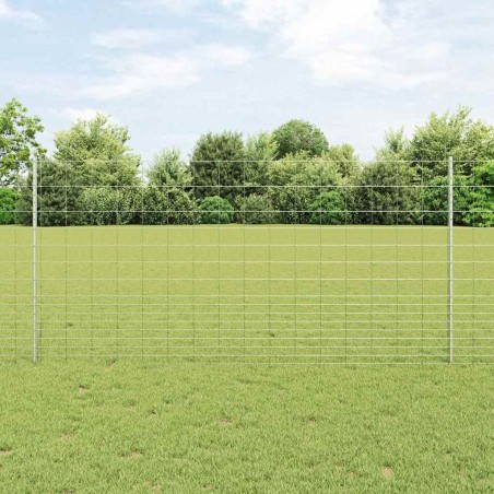 Posti per Recinzione vidaXL 22 pcs U-Channel 120 cm Acciaio Galvanizzato