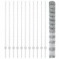Pali per Recinzione vidaXL 22 pz U-Channel 140 cm Acciaio Zincato