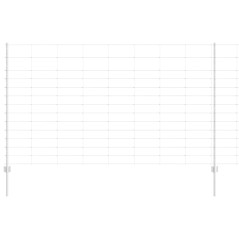 Post per Recinzione vidaXL 22 pcs U-Channel 140 cm Acciaio Zincato