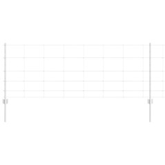 Pali della recinzione vidaXL 11 pz U-Channel 80 cm Acciaio zincato
