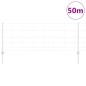Pali della recinzione vidaXL 11 pz U-Channel 80 cm Acciaio zincato