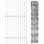Pali di Recinzione vidaXL 11 pz U-Channel 80 cm Acciaio Zincato