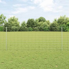 Posto per Recinzione vidaXL 22 pz U-Channel 100 cm Acciaio Zincato