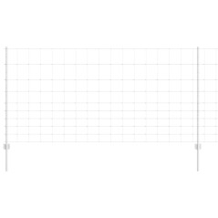 Pali di Recinzione vidaXL 22 pcs U-Channel 120 cm Acciaio Galvanizzato