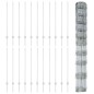 Pali di Recinzione vidaXL 22 pcs U-Channel 120 cm Acciaio Galvanizzato