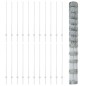 Post di Recinzione vidaXL 22 pezzi U-Channel 140 cm Acciaio Zincato