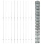 vidaXL 22 pezzi Poste a U per Recinzione 140 cm Acciaio Galvanizzato