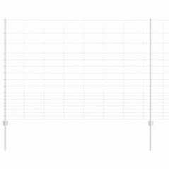 Pali di Recinzione vidaXL 22 pcs U-Channel 150 cm Acciaio Zincato