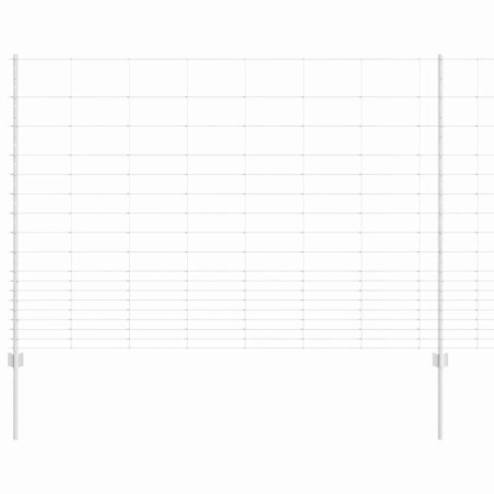 Pali di Recinzione vidaXL 22 pcs U-Channel 150 cm Acciaio Zincato