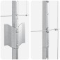Pali di Recinzione vidaXL 22 pcs U-Channel 150 cm Acciaio Zincato