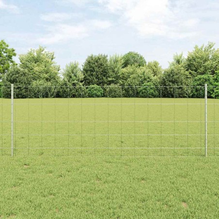 Pali di Recinzione vidaXL 11 pz U-Channel 80 cm in Acciaio Zincato