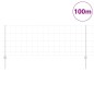Pali di Recinzione vidaXL 11 pz U-Channel 80 cm in Acciaio Zincato Pali di Recinzione vidaXL 11 pz U-Channel 80 cm in Acciaio Zincato