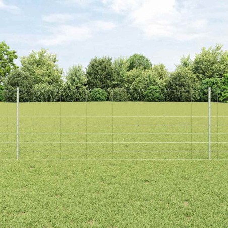 Pali di Recinzione vidaXL 11 pz Canale a U 80 cm Acciaio Zincato