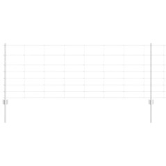 Pali di Recinzione vidaXL 11 pz Canale a U 80 cm Acciaio Zincato