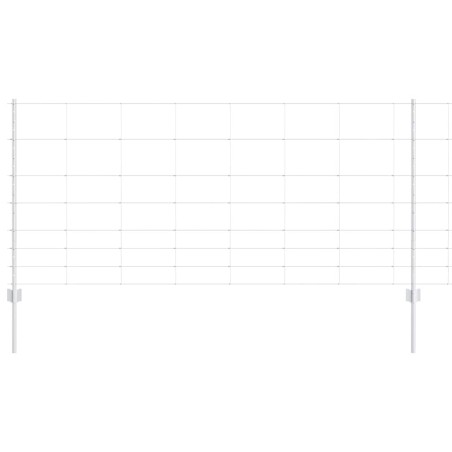 Posti per Recinzione vidaXL 22 pz U-Channel 100 cm Acciaio Zincato
