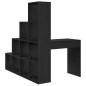 vidaXL Scrivania ad angolo Rovere nero 101,5 x 149,5 x 149,5 cm vidaXL Scrivania ad angolo Rovere nero 101,5 x 149,5 x 149,5 cm