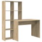 vidaXL Scrivania rovere sonoma 138.5 x 55 x 143 cm Legno multistrato vidaXL Scrivania rovere sonoma 138.5 x 55 x 143 cm Legno multistrato