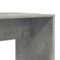 vidaXL Scrivania Grigio cemento 138.5 x 55 x 143 cm Legno multistrato vidaXL Scrivania Grigio cemento 138.5 x 55 x 143 cm Legno multistrato