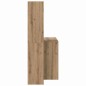 vidaXL Scrivania rovere artigianale 138.5 x 55 x 143 cm vidaXL Scrivania rovere artigianale 138.5 x 55 x 143 cm