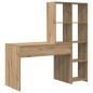 vidaXL Scrivania rovere artigianale 138.5 x 55 x 143 cm vidaXL Scrivania rovere artigianale 138.5 x 55 x 143 cm