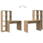 vidaXL Scrivania rovere artigianale 138.5 x 55 x 143 cm vidaXL Scrivania rovere artigianale 138.5 x 55 x 143 cm