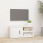 Mobile Porta TV Bianco 80x31,5x36 cm in Legno Multistrato Mobile Porta TV Bianco 80x31,5x36 cm in Legno Multistrato