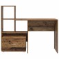 vidaXL Scrivania Legno vecchio 131.5 x 50 x 106.5 cm Legno multistrato