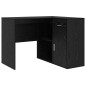 vidaXL Scrivania Angolare Rovere Nero 102x88x75 cm Legno Ingegnerizzato