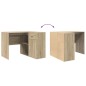 vidaXL Scrivania Angolare Rovere di Sonoma 102x88x75 cm Legno Ingegnerizzato