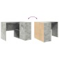 vidaXL Scrivania Angolare Grigio Cemento 102x88x75 cm Legno ingegnerizzato vidaXL Scrivania Angolare Grigio Cemento 102x88x75 cm Legno ingegnerizzato