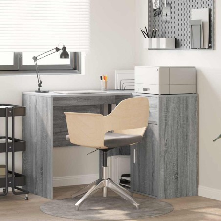 vidaXL Scrivania Angolare Grigia Sonoma 102x88x75 cm Legno ingegnerizzato