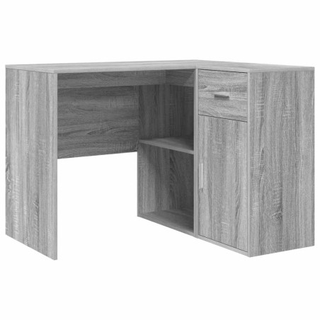 vidaXL Scrivania Angolare Grigia Sonoma 102x88x75 cm Legno ingegnerizzato