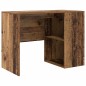 vidaXL Scrivania d'angolo in legno vintage 102x88x75 cm Legno ingegnerizzato