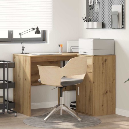 vidaXL Scrivania Angolare in Rovere Artigianale 102x88x75 cm in Legno Ingegnerizzato