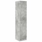 vidaXL Scrivania con Storage Grigio Cemento Legno Ingegnerizzato