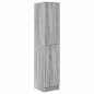 vidaXL Scrivania con stoccaggio Grigio Sonoma Legno ingegnerizzato vidaXL Scrivania con stoccaggio Grigio Sonoma Legno ingegnerizzato