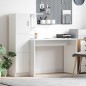 vidaXL Scrivania con Storage Bianca in Legno Ingegnerizzato