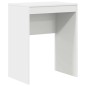 vidaXL Scrivania con Storage Bianca in Legno Ingegnerizzato