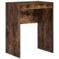 vidaXL Scrivania con spazio di archiviazione in rovere affumicato e legno ingegnerizzato vidaXL Scrivania con spazio di archiviazione in rovere affumicato e legno ingegnerizzato