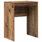 vidaXL Scrivania con spazio di archiviazione Legno vecchio Legno ingegnerizzato