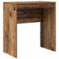 vidaXL Scrivania con spazio di archiviazione Legno Vecchio Legno ingegnerizzato