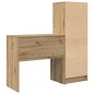 vidaXL Scrivania con spazio di archiviazione Rovere artigianale Legno ingegnerizzato vidaXL Scrivania con spazio di archiviazione Rovere artigianale Legno ingegnerizzato