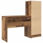 vidaXL Scrivania con Stoccaggio Legno Vecchio Legno Ingegnerizzato
