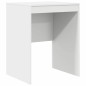 vidaXL Scrivania con Storage Bianca in Legno Ingegnerizzato