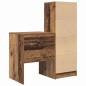 vidaXL Scrivania con Storage Legno Vecchio Legno Ingegnerizzato