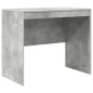 vidaXL Scrivania con Storage Grigio Cemento Legno Ingegnerizzato